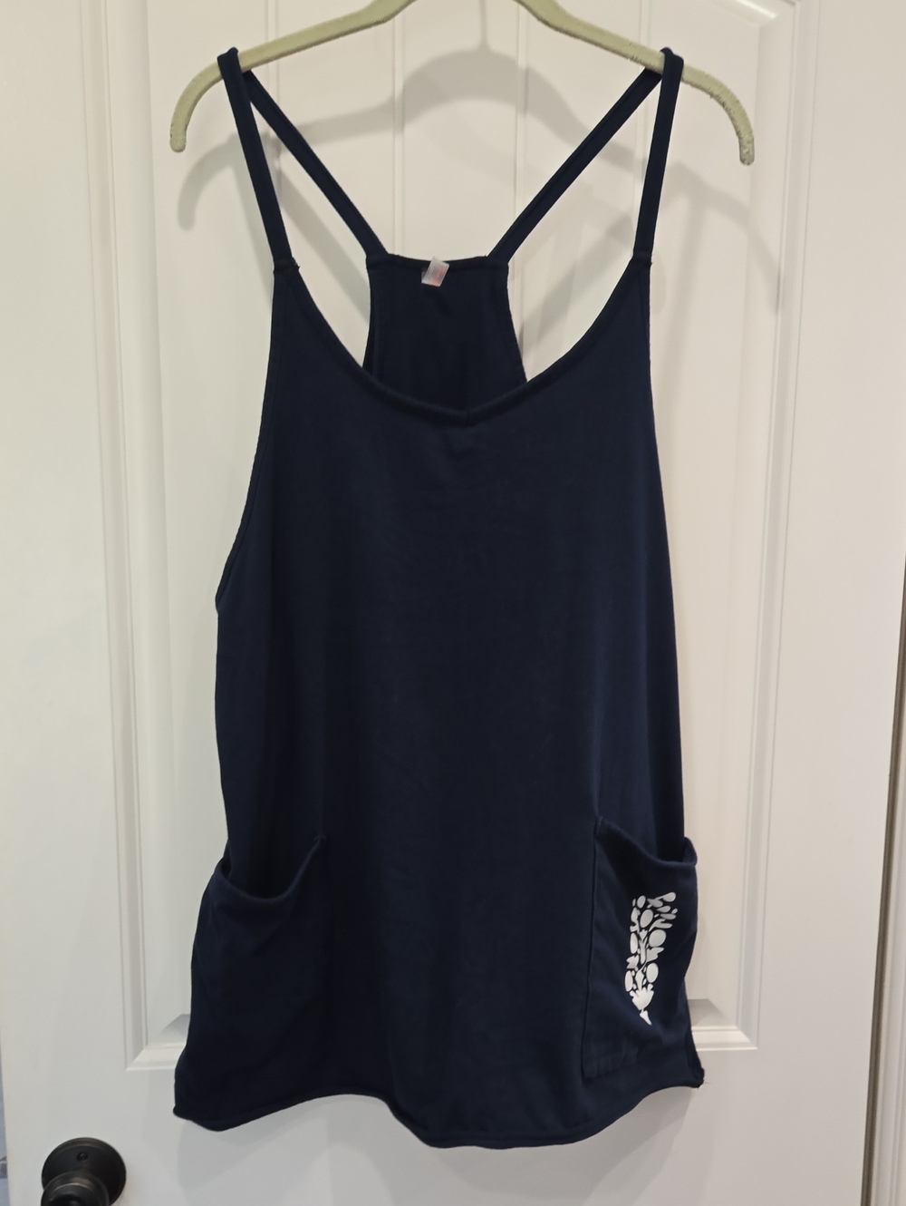 Free People Hot Shot Romper Navy